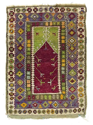 Lot 216 - A Turkish prayer rug, circa 1930's.