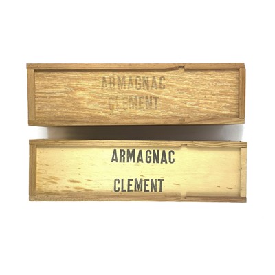 Lot 245 - Two bottles Miguel Clement Vieille Reserve Bas Armagnac.