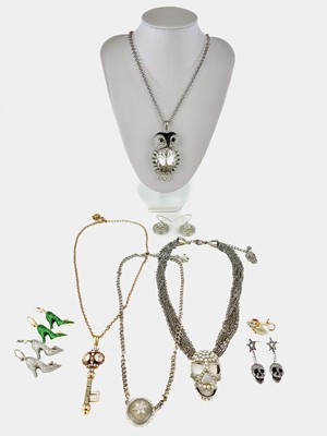 Lot 414 - A collection of seven Butler & Wilson costume jewellery items.