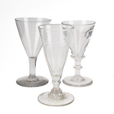 Lot 831 - A collection of drinking glasses, 19th century and later.