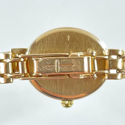 Lot 508 - A Rotary Elite modern 9ct gold quartz ladies bracelet wristwatch.