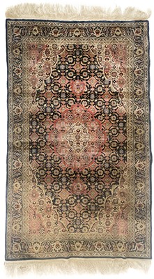 Lot 187 - A Persian design silk rug.