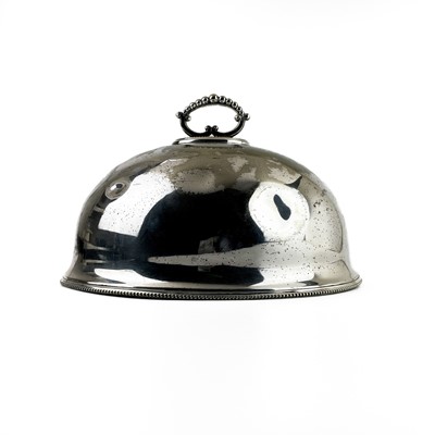 Lot 107 - A Victorian silver plated meat dome, by Elkington & Co.