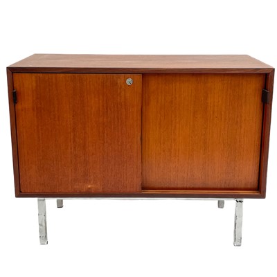 Lot 509 - A mid-century teak side cabinet.