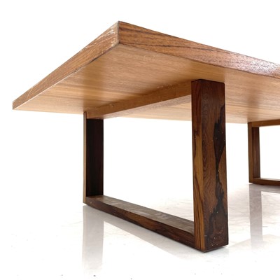 Lot 1919 - A Cado Danish rosewood 'Chess Boogie Woogie' coffee table designed by Poul Cadovius.