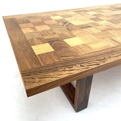 Lot 1919 - A Cado Danish rosewood 'Chess Boogie Woogie' coffee table designed by Poul Cadovius.
