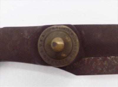 Lot 191 - A pair of tailor's shears, the pivot point...
