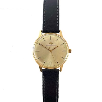 Lot 507 - An 18ct Jaeger-LeCoultre gentleman's manual wind wristwatch.