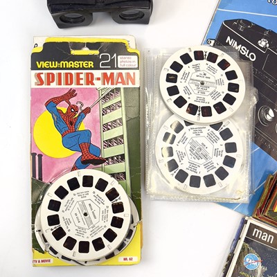 Lot 164 - A 3D View-master viewer together with many View-master reels.