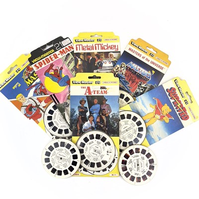 Lot 164 - A 3D View-master viewer together with many View-master reels.