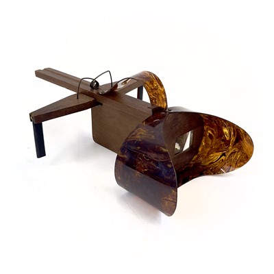 Lot 239 - A Keystone View Co metal stereoscope viewer.