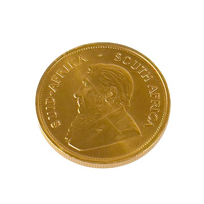 Lot 117 - A 1975 Krugerrand 1oz fine gold coin.