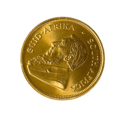 Lot 117 - A 1975 Krugerrand 1oz fine gold coin.