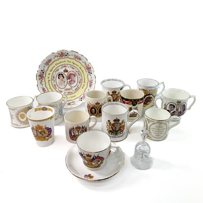 Lot 912 - King George VI coronation teacup and saucer.