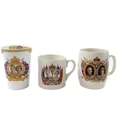 Lot 912 - King George VI coronation teacup and saucer.