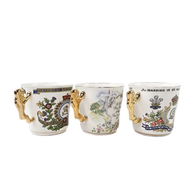 Lot 915 - A Paragon loving cup commemorating the marriage of the Prince of Wales and Lady Diana Spencer