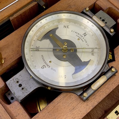 Lot 280 - A late 19th century Henderson's miners dial made by E.T Newton & Son Ltd Camborne.