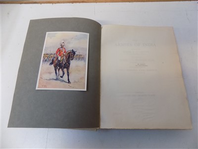 Lot 443 - "The Armies of India" painted by Major A.C. Lovett, limited edition of 500