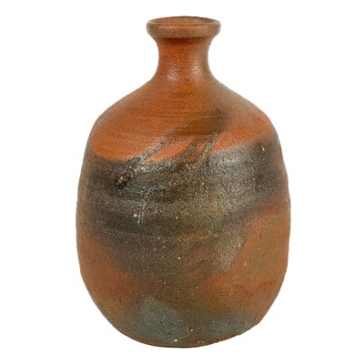 Lot 214 - A Japanese Bizen pottery vase, circa 1960.