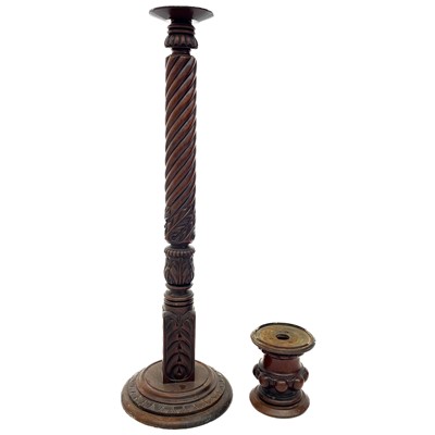 Lot 1935 - A Victorian mahogany torchere.