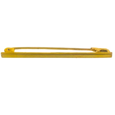 Lot 198 - A 9ct gold tie pin.