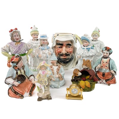 Lot 851 - A collection of continental porcelain nodding figures.