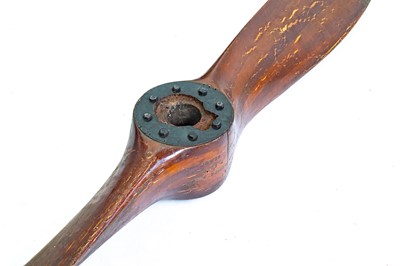 Lot 452 - A rare First World War double blade propellor for a Sopwith Scout.