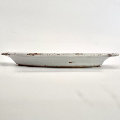 Lot 120 - An English commemorative Delft plate.