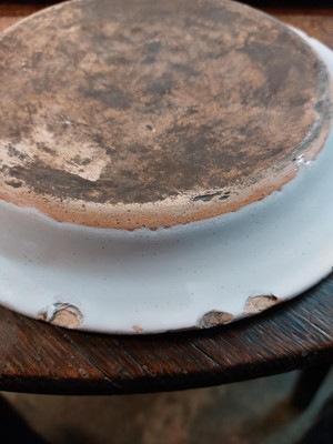 Lot 120 - An English commemorative Delft plate.