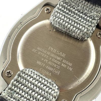 Lot 80 - A Pulsar Spoon W671-4100 digital quartz wristwatch.