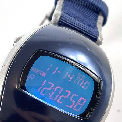 Lot 80 - A Pulsar Spoon W671-4100 digital quartz wristwatch.