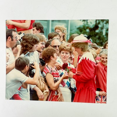 Lot 433 - Eleven colour photographs of Charles and Diana, relating to The World Student Games.