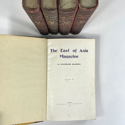 Lot 28 - 'The East of Asia Magazine: A Non-Political Illustrated Quarterly,'
