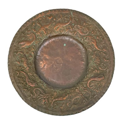 Lot 236 - An Arts and Crafts copper charger.