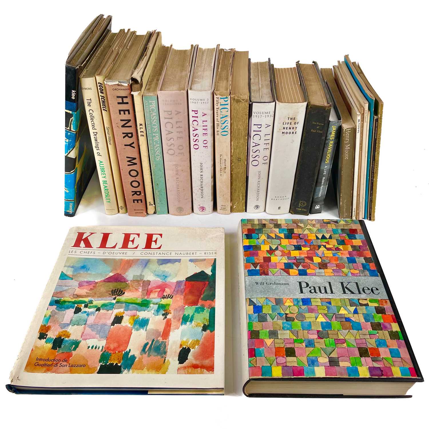 Lot 331 - Twenty-three works about Paul Klee, Picasso, Henry Moore and other artists.