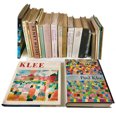 Lot 331 - Twenty-three works about Paul Klee, Picasso, Henry Moore and other artists.