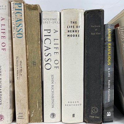 Lot 331 - Twenty-three works about Paul Klee, Picasso, Henry Moore and other artists.