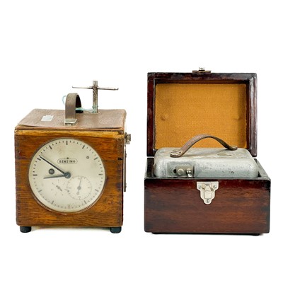 Lot 93 - Four pigeon timer clocks.