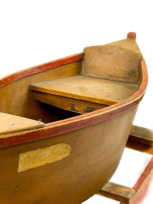 Lot 44 - A child's rocking boat.