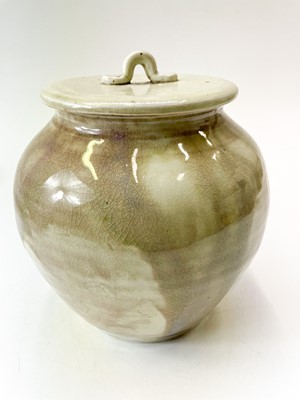 Lot 895 - Michel Francois studio pottery jar and cover.