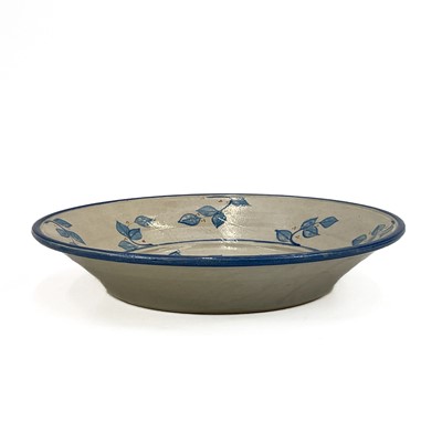 Lot 817 - Three pottery bowls and a dish by Hazel Dean.