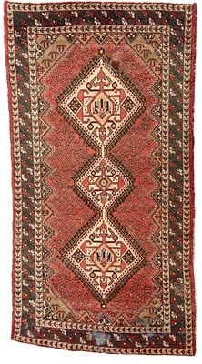 Lot 199 - A Shiraz carpet, mid 20th century