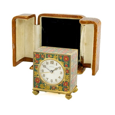 Lot 1704 - A Zenith watch Co travel alarm clock.