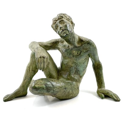 Lot 433 - Figure of a seated man, from the studio of John Miller