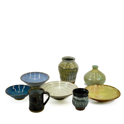 Lot 822 - A collection of Roy Mclnnes studio pottery (1960).