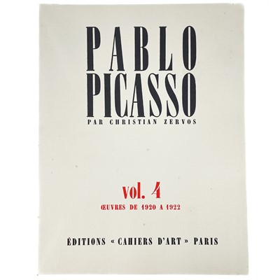 Lot 713 - Pablo Picasso: Vol. 4 oeuvres de 1920 a 1922.