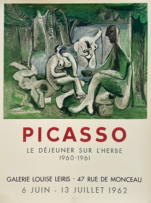 Lot 546 - Picasso. Le Dejeuner Sur L'Herbe 1960-1961.