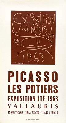 Lot 568 - Picasso Les Potiers: Exposition ete 1963, Vallauris