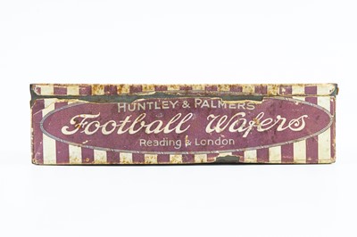 Lot 1 - An early 20th century Huntley & Palmers Football Wafers tin.