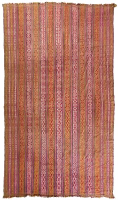 Lot 85 - A Bhutanese silk and wool kira.